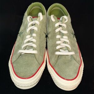 Converse x Undefeated One Star Ox – Olive Green Suede – Men's Size 11.5